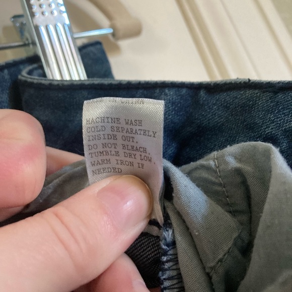 🌞Mumu Blue Medium Wash Hi Rise Flare Large Bell Bottom Raw Hem Denim Jean’sA216 - Picture 5 of 10